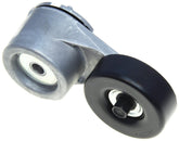 ACDelco Gold front view of tensioner assembly showing mounting points and solid construction for reliable fit