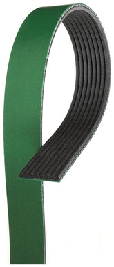 ACDelco Gold front view showing packaging and belt ready for replacement benefit longevity