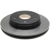 ACDelco Gold front disc rotor front view showing hat and friction surface for reliable fit