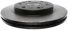 ACDelco Gold front rotor front view showing complete assembly and fitment benefit