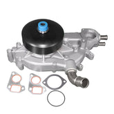 ACDelco Gold water pump front view showing flange and inlet ports for correct fit