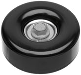 ACDelco idler pulley front view showing bolt and exact fitment benefit