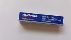 ACDelco close-up of iridium center electrode highlighting precise spark benefit