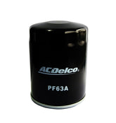ACDelco PF63A front view showing label and threads for correct fit
