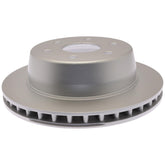ACDelco rear rotor front view showing wheel-mount face and even finish, ensures reliable fit