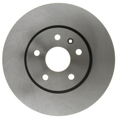 ACDelco rotor frontal surface closeup showing smooth finish for quieter braking