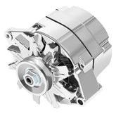 ACEOOYCC chrome alternator front view showing clean fit and performance