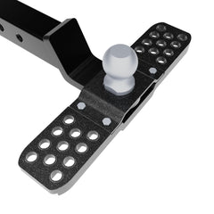 Acheterry step beside ruler showing compact size for easy storage