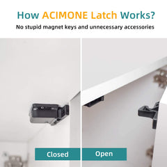 ACIMONE screws and adhesive tape included for easy, flexible mounting