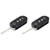 ACROPIX front view of key fob showing buttons and sleek black shell for easy replacement