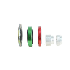 ACTECMAX three sealing washers laid out color-coded for fast selection and correct fit