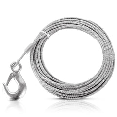 ACXFOND front view of packaged steel winch cable showing product benefit of ready-to-install durability