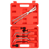 Acymner front view of open case showing organized tools for quick access