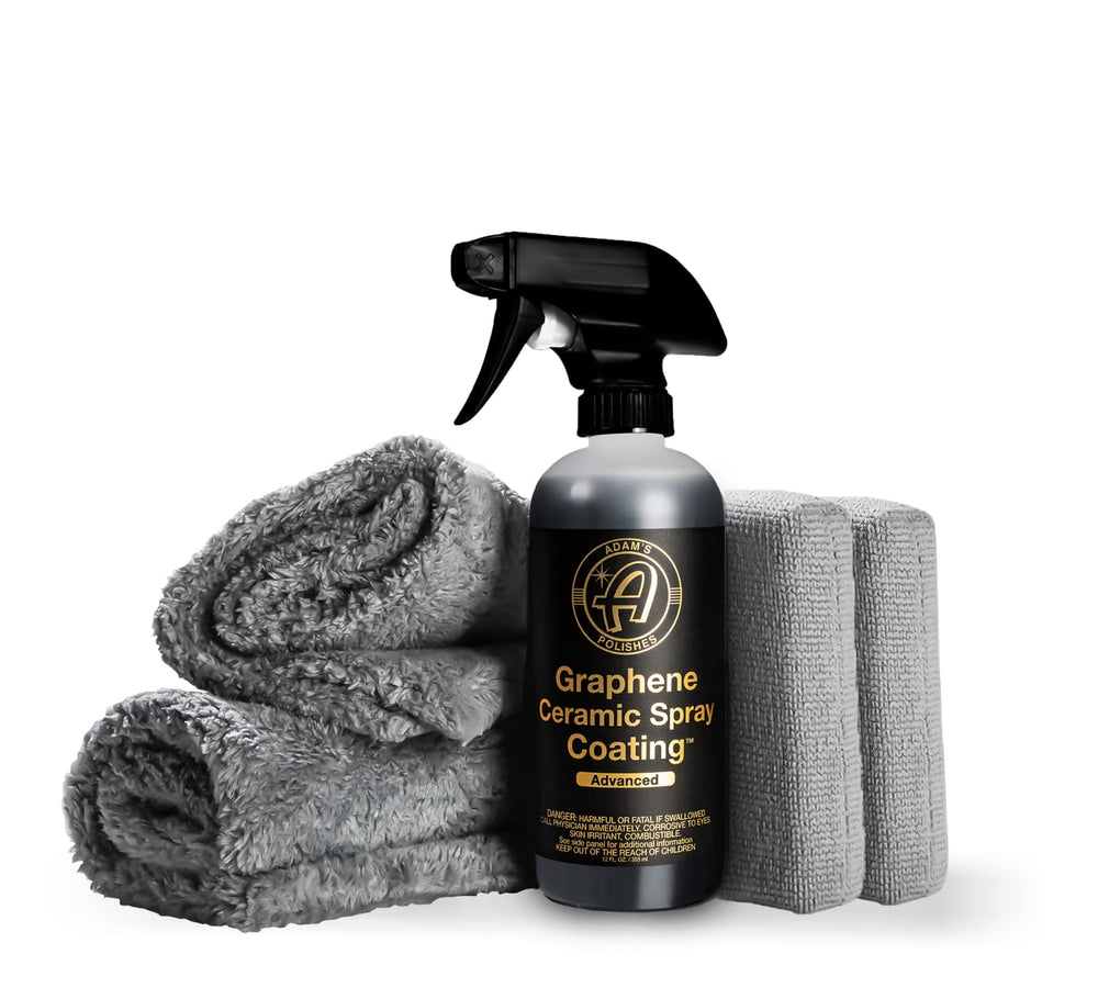 Adam's Polishes front bottle and kit box showing product benefit of easy protection