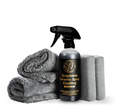 Adam's Polishes front bottle and kit box showing product benefit of easy protection