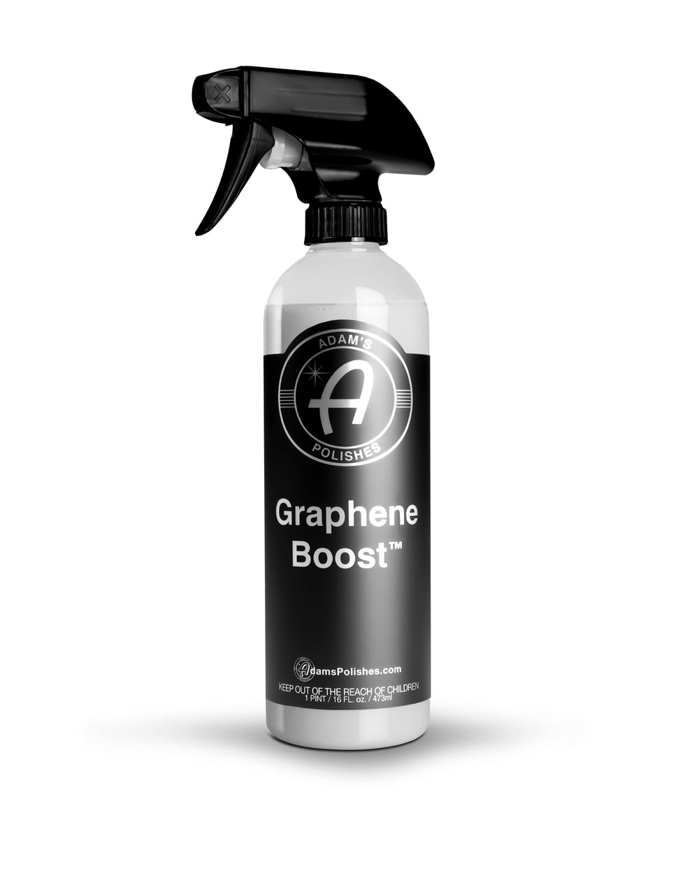 Adam's Graphene Boost front label showing product name and bottle benefit
