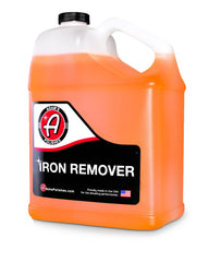 Adam's Polishes gallon front label shows product and benefits clearly