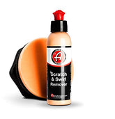 Adam's Polishes bottle front label showing product identity and easy use benefit
