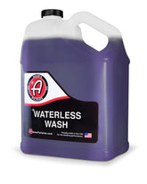 Adam's Polishes gallon bottle front label showing product and size benefits