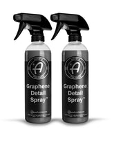 Adam's Polishes front packaging showing two spray bottles and product labeling benefit gloss