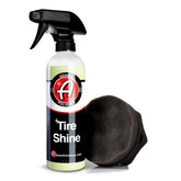 Adam's Polishes front label showing product name and shine benefits
