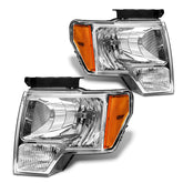ADCARLIGHTS front assembly for 2009–2014 F150 showing clean fit and restored appearance