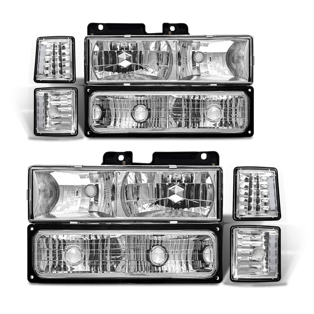 ADCARLIGHTS front assembly showing clean OE-style fit and restored appearance