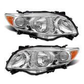 ADCARLIGHTS front assembly pair showing complete housings and clear lenses for exact fit