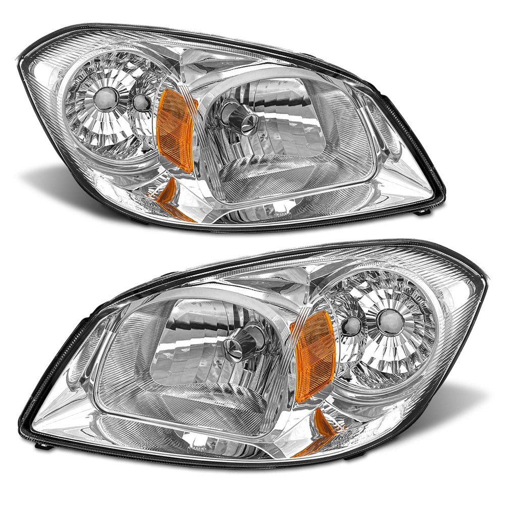 ADCARLIGHTS front assembly pair shown installed and improving vehicle appearance