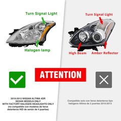 ADCARLIGHTS passenger side headlight demonstrating clean chrome reflector benefit