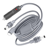ADINEL front connection view showing plug fitted and secure for reliable power