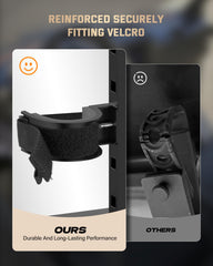 Adoreal mounted on golf cart frame showing adaptable brackets and secure hold
