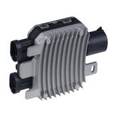 AdvanEX front view of cooling fan control module showing compact housing and direct-fit benefit