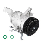 Aeagle front view of AC compressor showing full assembly and fitment benefit