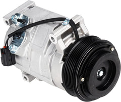 Aeagle front view of compressor showing mounting points and quiet design, boosts reliability