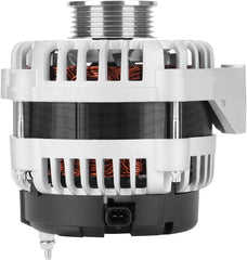 Aeagle alternator front view showing clean housing and mounting benefits