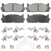 Aeagle packaging showing front ceramic pads and model fitment for quick identification and confidence