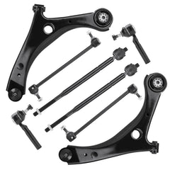 Aeagle front lower control arm kit packaging showing complete parts and fitment benefit