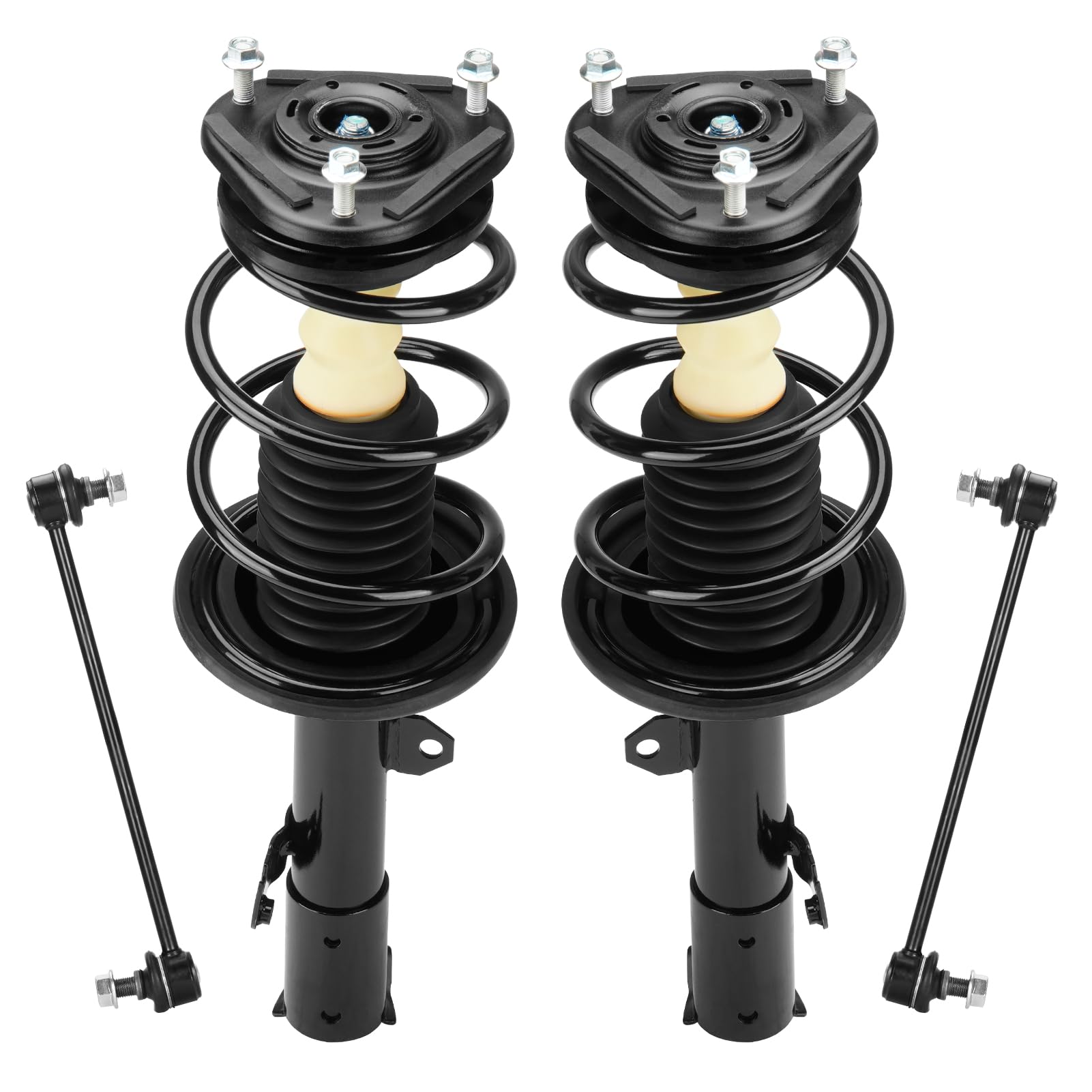 Aeagle front strut assembly front view showing fit and durability benefit