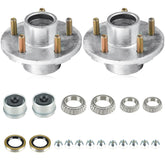 Aeagle front view hot‑galvanized idler hub showing corrosion resistance benefit