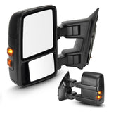 Aeagle front view mounted towing mirror shows fit and improved visibility