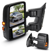 Aeagle front view pair showing full mirror housings and fitment benefit