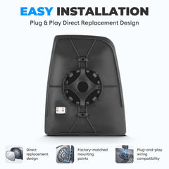 Aeagle mirror rear holder detail highlighting secure mount and easy installation
