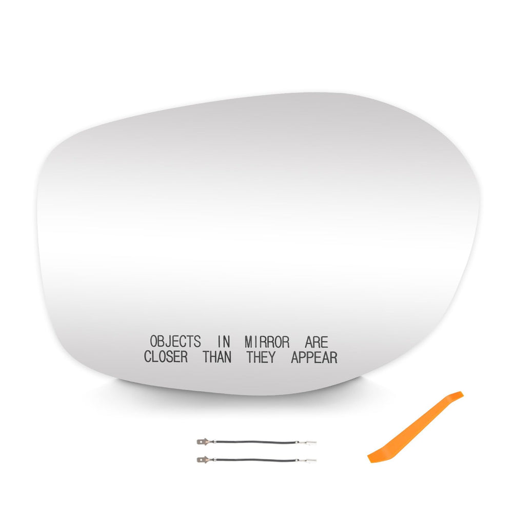 Aeagle passenger-side mirror front view showing full reflective surface and fit benefit