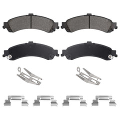 Aeagle rear brake pads front packaging showing fitment information and durability