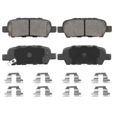 Aeagle front view of rear pads packaging showing kit and benefits