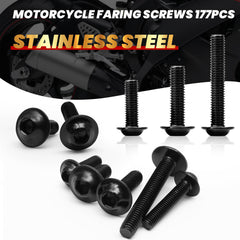 AEEAST close-up of black stainless bolts highlighting corrosion resistance benefit
