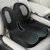 AEGIS CAR SEAT COVER front view showing full cushion and lumbar support for improved posture