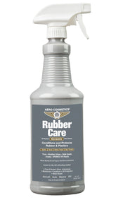 Aero Cosmetics bottle front label showing matte tire shine benefit