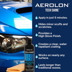 Aerolon bottle with applicator pad ready to apply for easy at-home use